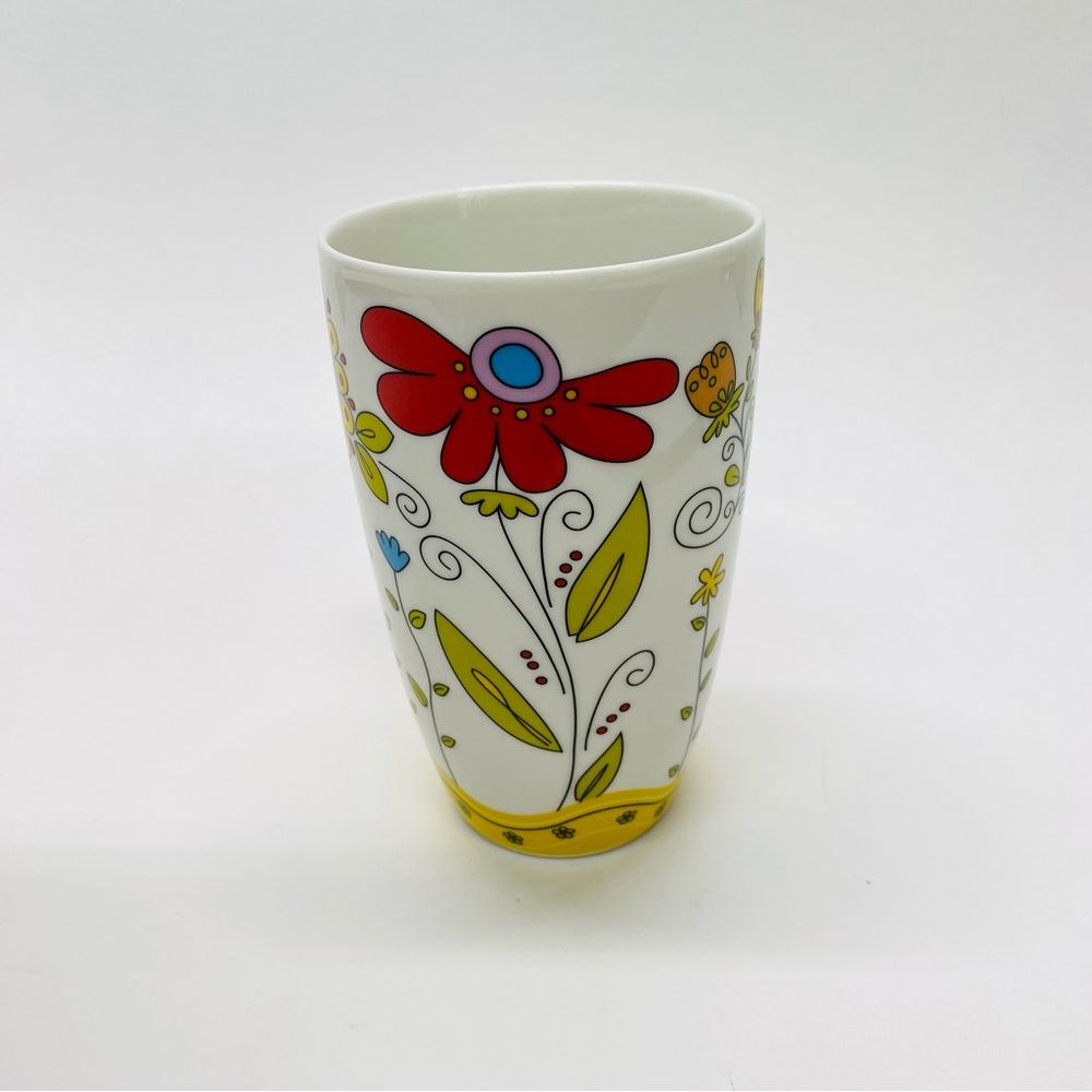 Burton + Burton Whirly Twirly Whimsical Floral Mug Coffee Cup - Picture 4 of 9